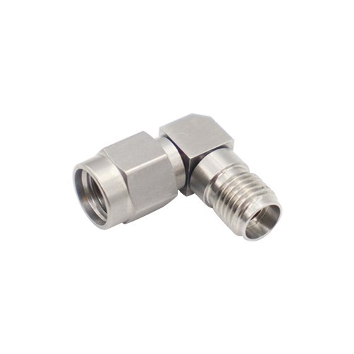 SMA male to female right angle adapter